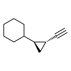 Cyclohexane, (2-ethynylcyclopropyl)-, trans- (9CI)结构式