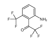 1-[2-amino-6-(trifluoromethyl)phenyl]-2,2,2-trifluoro-ethanone结构式