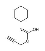 prop-2-ynyl N-cyclohexylcarbamate Structure