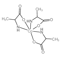 1-carboxyethylazanide; cobalt(+3) cation结构式