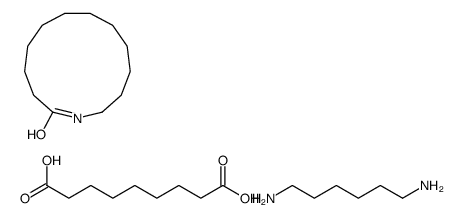 azacyclotridecan-2-one,hexane-1,6-diamine,nonanedioic acid Structure