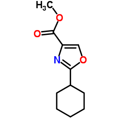 2-环己基恶唑-4-羧酸甲酯结构式