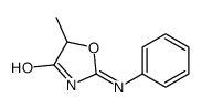 2-anilino-5-methyl-1,3-oxazol-4-one Structure