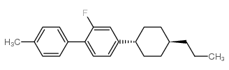 4-(TRANS-4-PROPYLCYCLOHEXYL)-2-FLUORO-4''-METHYLBIPHENYL Structure