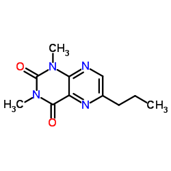 1,3-Dimethyl-6-propyl-2,4(1H,3H)-pteridinedione结构式