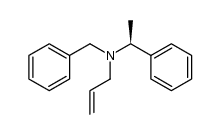 (S)-N-allyl-N-benzyl-α-methylbenzylamine Structure