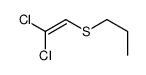 1-(2,2-dichloroethenylsulfanyl)propane结构式