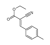 α-Cyano-4-methylbenzeneacrylic acid ethyl ester Structure