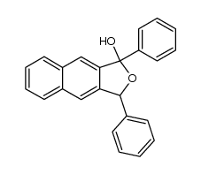 1,3-dihydro-1,3-diphenylnaphtho[2,3-c]-furan-1-ol Structure