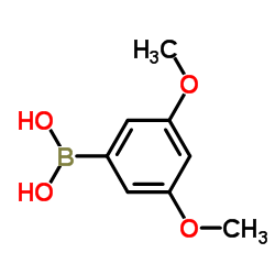 3,5-二甲氧基苯硼酸结构式