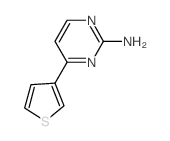 4-(3-thienyl)-2-pyrimidinamine(SALTDATA: FREE) Structure