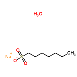 Sodium 1-heptanesulfonate hydrate (1:1:1) structure