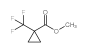 METHYL-1-(TRIFLUOROMETHYL)CYCLOPROPANECARBOXYLATE structure