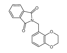 2-((2,3-dihydrobenzo[b][1,4]dioxin-5-yl)methyl)isoindoline-1,3-dione Structure