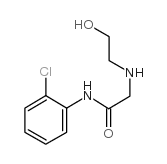 2-(2-羟基乙基氨基)-n-(2-氯苯基)乙酰胺结构式