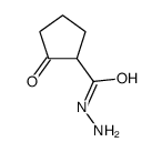 Cyclopentanecarboxylic acid, 2-oxo-, hydrazide (9CI) structure