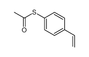 S-(4-ethenylphenyl) ethanethioate Structure