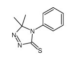 5,5-dimethyl-4-phenyl-1,2,4-triazole-3-thione Structure