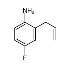 Benzenamine, 4-fluoro-2-(2-propenyl)- (9CI)结构式