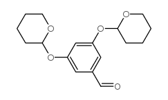 3,5-BIS[(TETRAHYDRO-2H-PYRAN-2-YL)OXY]-BENZALDEHYDE Structure