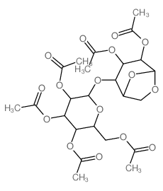 b-D-Glucopyranose,1,6-anhydro-4-O-(2,3,4,6-tetra-O-acetyl-a-D-glucopyranosyl)-, diacetate (9CI) picture