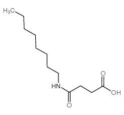 4-(octylamino)-4-oxobutanoic acid structure