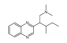 N,N-Dimethyl-β-(1-methylpropyl)-2-quinoxalineethanamine structure