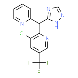 3-CHLORO-2-[2-PYRIDINYL(1H-1,2,4-TRIAZOL-3-YL)METHYL]-5-(TRIFLUOROMETHYL)PYRIDINE picture