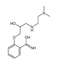 2-[3-[2-(dimethylamino)ethylamino]-2-hydroxypropoxy]benzamide结构式