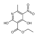 ETHYL 2,4-DIHYDROXY-6-METHYL-5-NITRONICOTINATE structure