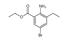 3-Aethyl-5-bromanthranilsaeureaethylester结构式