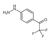 Ethanone, 2,2,2-trifluoro-1-(4-hydrazinophenyl)- (9CI) Structure