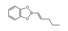 (E)-pent-1-en-1-yl-1,3,2-benzodioxaborole Structure