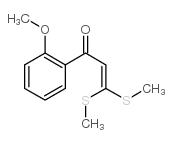 1-(2-METHOXY-PHENYL)-3,3-BIS-METHYLSULFANYL-PROPENONE Structure