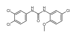 1-(5-chloro-2-methoxyphenyl)-3-(3,4-dichlorophenyl)urea Structure