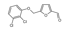 5-((2,3-dichlorophenoxy)methyl)furan-2-carbaldehyde Structure