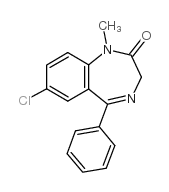 diazepam Structure