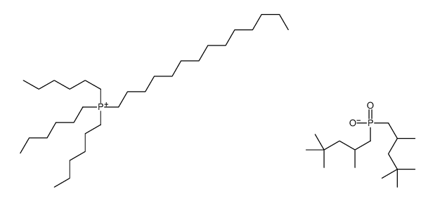 Trihexyl(tetradecyl)phosphonium bis(2,4,4-trimethylpentyl)phosphi nate Structure