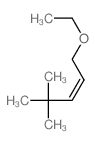 1-ethoxy-4,4-dimethyl-pent-2-ene structure