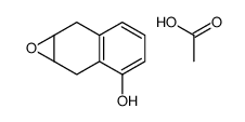 1a,2,7,7a-tetrahydronaphtho[6,7-b]oxiren-3-ol,acetic acid结构式