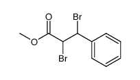 methyl 2,3-dibromo-3-phenylpropanoate结构式