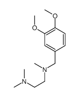 N-(3,4-Dimethoxybenzyl)-N,N',N'-trimethyl-1,2-ethanediamine Structure