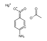 acetyloxy-(2-amino-5-nitrophenyl)mercury Structure