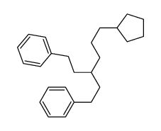 Benzene,1,1'-[3-(3-cyclopentylpropyl)-1,5-pentanediyl]bis- (9CI)结构式