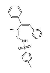 (E)-3.4-Diphenyl-3-buten-2-on-tosylhydrazon Structure