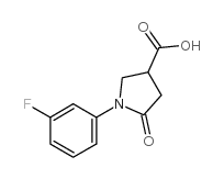 1-(3-氟苯基)-5-氧代吡咯烷-3-甲酸图片