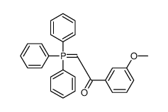 1-(3-methoxyphenyl)-2-(triphenyl-λ5-phosphanylidene)ethanone结构式