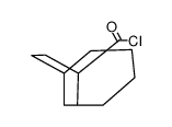 1,6-Methanonaphthalene-1(2H)-carbonyl chloride, octahydro结构式