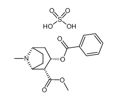 Cocaine sulfate structure