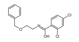 2,4-dichloro-N-(2-phenylmethoxyethyl)benzamide Structure